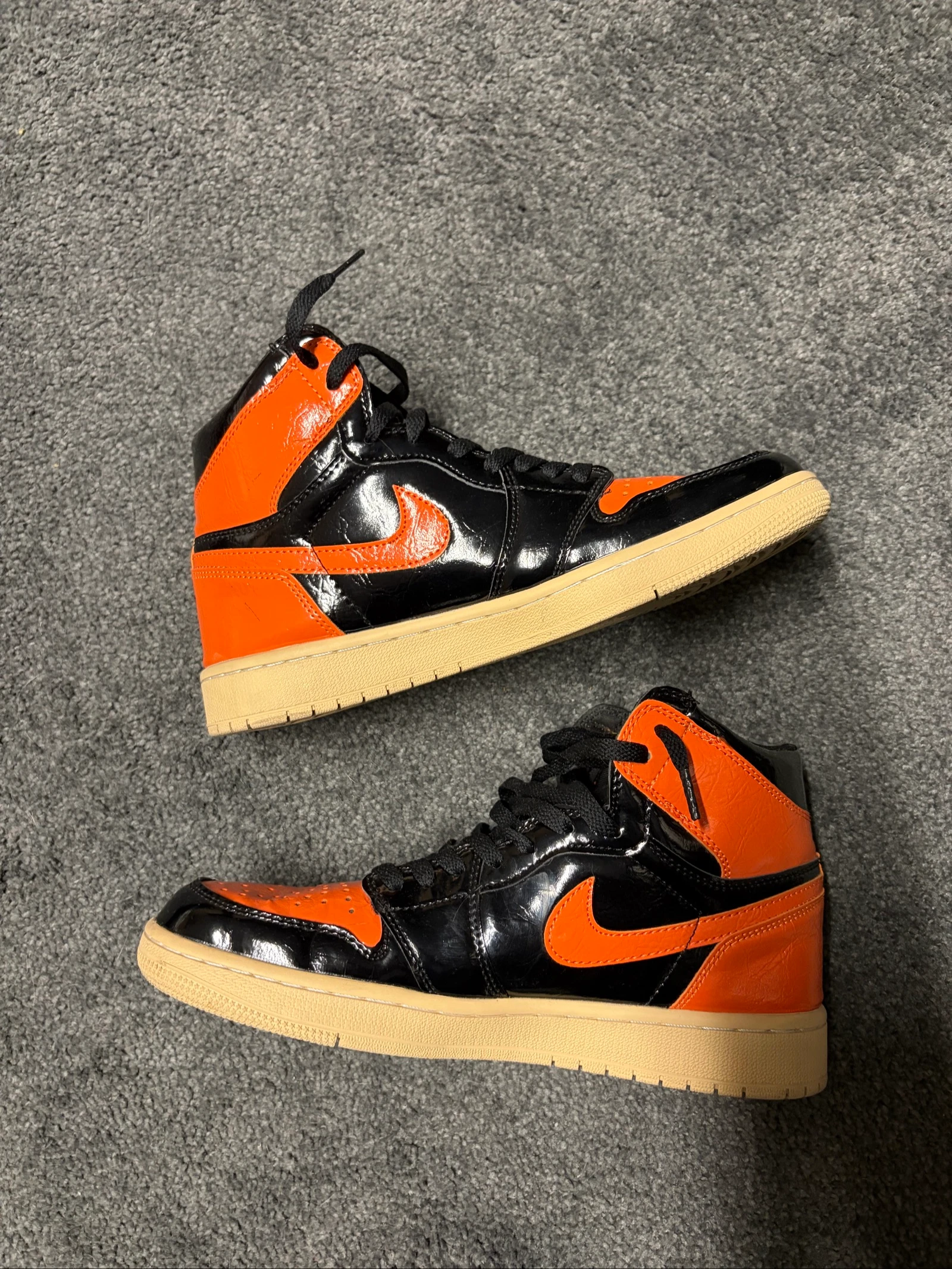 Jordan 1 Black Bright Orange – photo 2